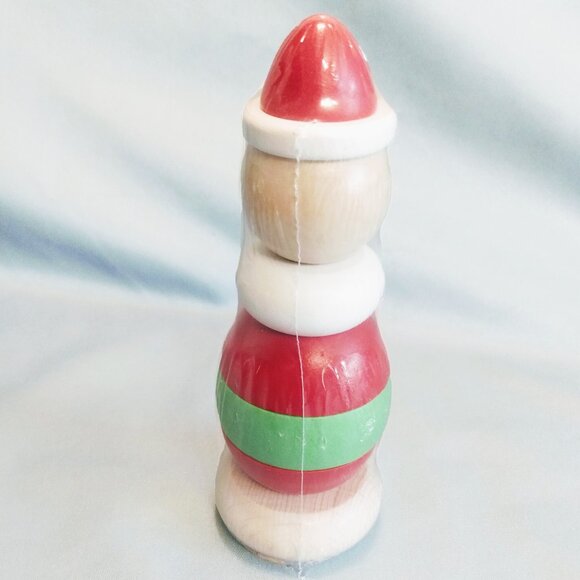 Baby Ganz Collection-Wooden-Stackable Rings-Snowman-NIP. - Picture 4 of 8